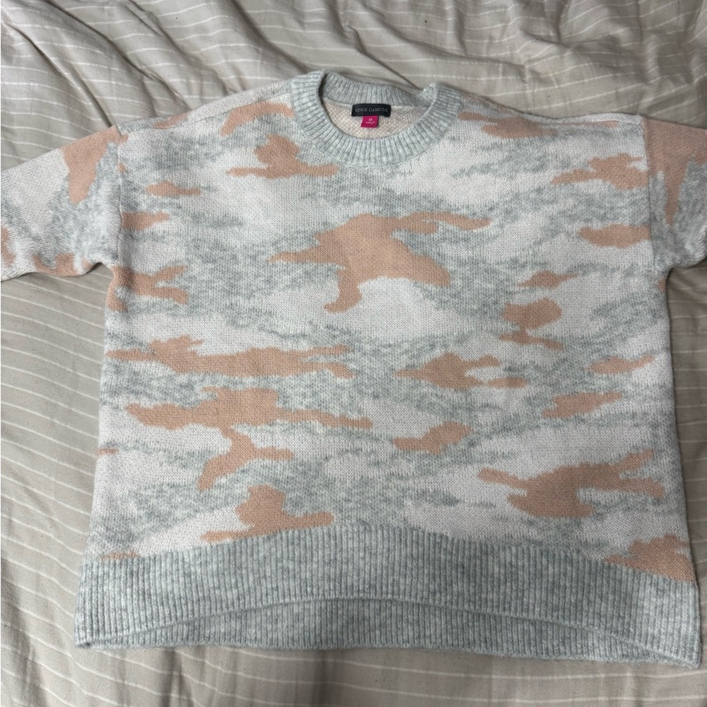Camo sweater